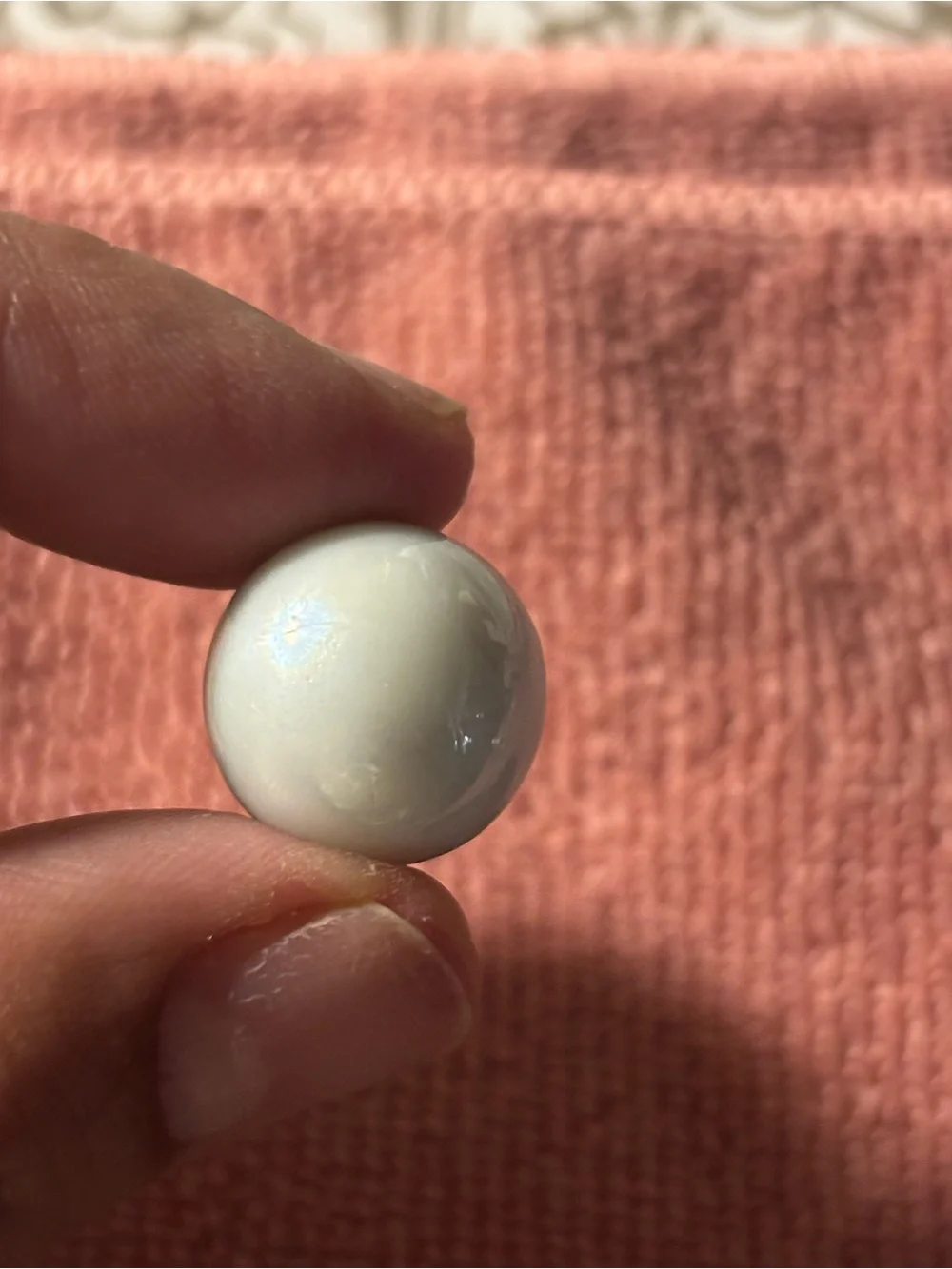 Set of 57 solid-color replacement glass marbles, 6 colors,